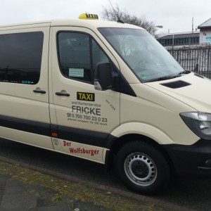 Mercedes Sprinter of the company Fricke for 8 passengers
