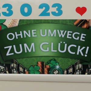 Spielbank Wolfsburg mit Slogan